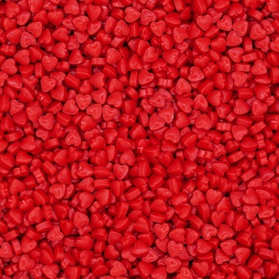 Mini Corações 3D vermelhos