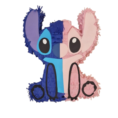 Pinhata Personalizada Stitch / Angel