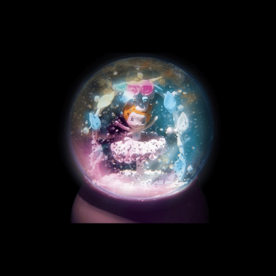 Globo de Neve com Luz Bailarina