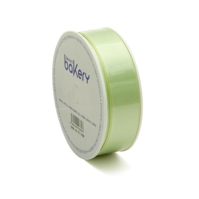 Bobine de cetim 25 metros Verde seco