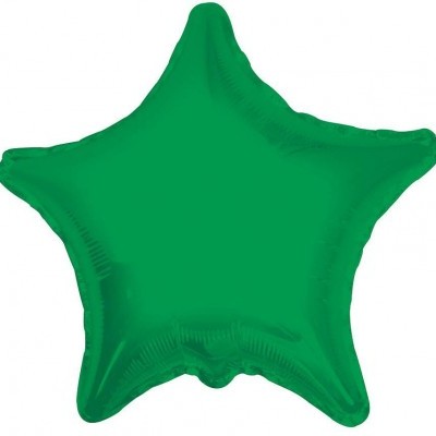 Balão Estrela Verde floresta  46cm