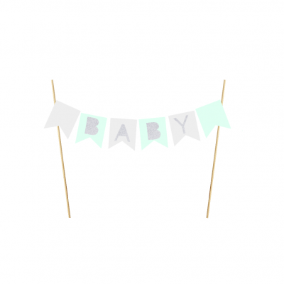 Topo de bolo "Oh Baby"