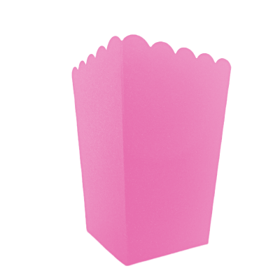 6 caixas de pipocas Rosa