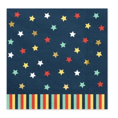 Guardanapos Estrelas Coloridas