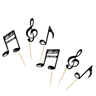 Cupcake toppers Música