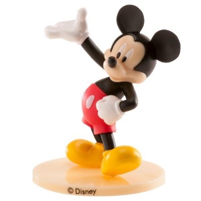 Figura de Mickey Mouse em plástico com base redonda