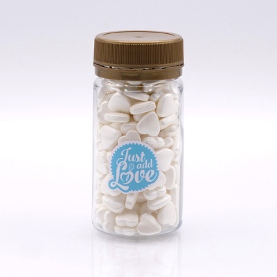 Corações 3D Brancos