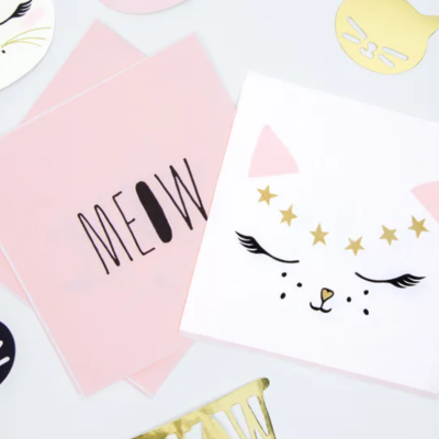 Guardanapos Gata Meow