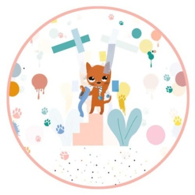 Capa de chuva Gato 3-5anos