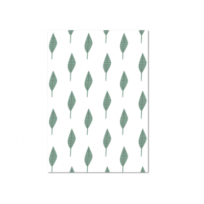 Postal padrão folhas