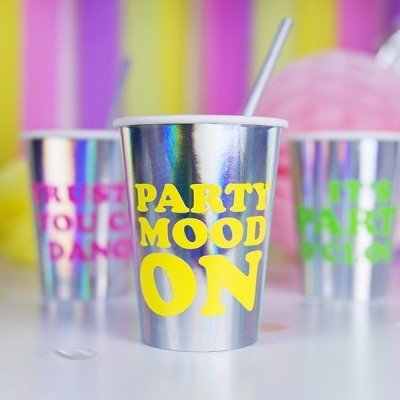 6 copos Iridiscentes frases