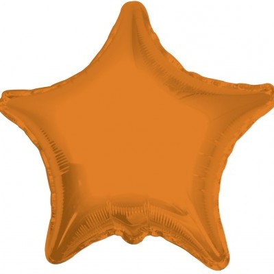 Balão Estrela Laranja 46cm