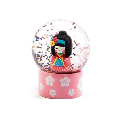 Mini Globo de neve decorativo boneca