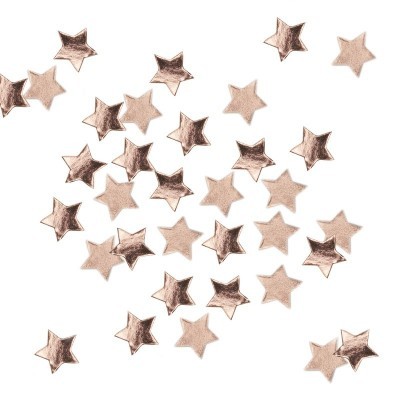 Confettis Estrela Rose Gold