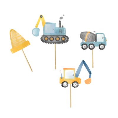 Cupcake toppers Construção