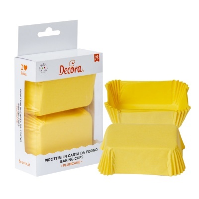 36 forminhas frisadas para doces amarelo
