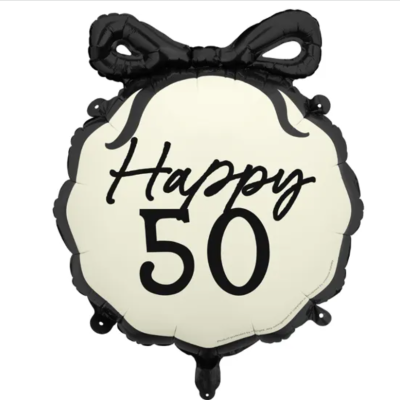 Balão Foil Happy 50th