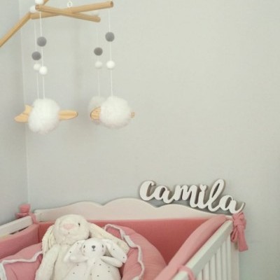 Letras em Madeira Personalizáveis