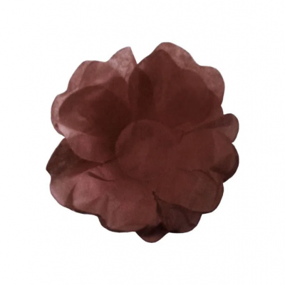 Forminhas flor de seda Castanho