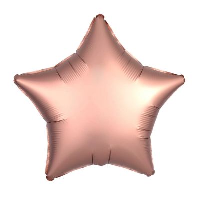 Balão Estrela Rose Gold 46cm