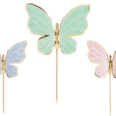 Topo de bolo Borboletas