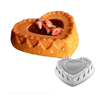 Forma coração decorado L