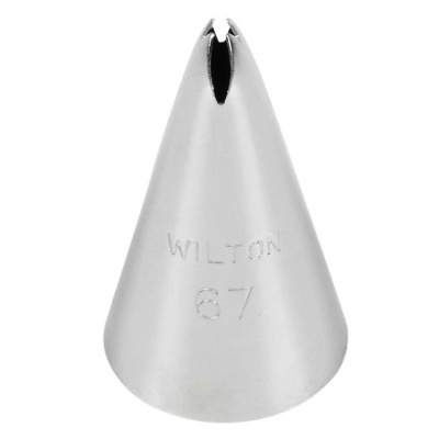 Bico de confeitar metálico Wilton 67 com orifício em forma de estrela