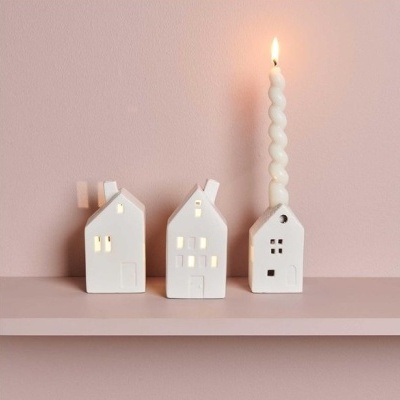 Casa de Natal com luz led