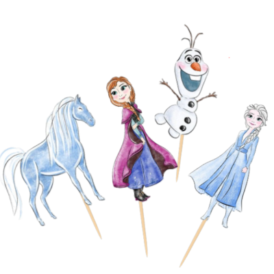 Cupcake toppers Frozen