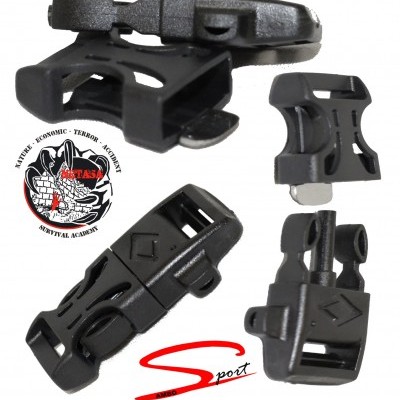 Apito, Fire Stell e feicho para a Pulseira de Paracord