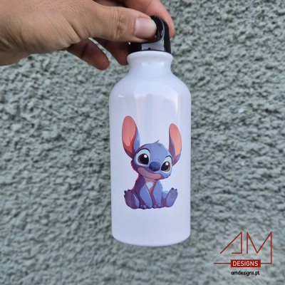 Garrafa de Alumínio Personalizada - Desenhos Animados - Afilhados - Edição Páscoa
