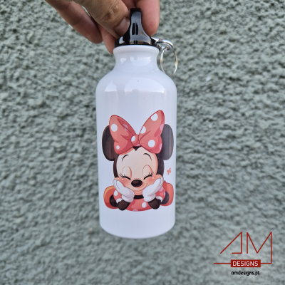 Garrafa de Alumínio Personalizada - Desenhos Animados - Afilhados - Edição Páscoa