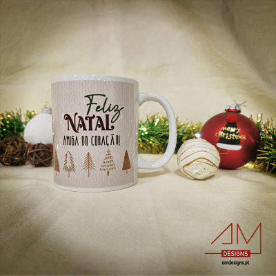 Caneca de Natal Feliz Natal