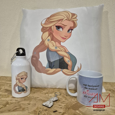Kit Personalizado Frozen – Presente Especial para a Afilhada