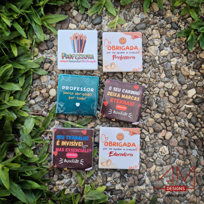 Íman de Azulejo – Lembrança Escolar para Professores e Educadores
