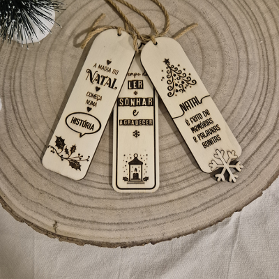 Marcadores de Livros - Edição de Natal