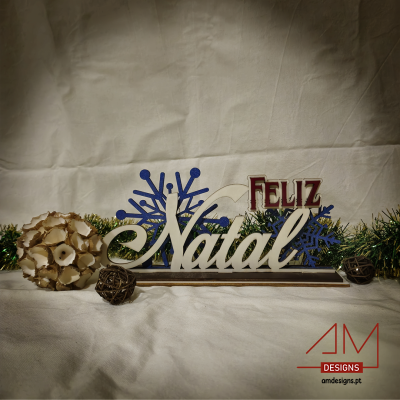 Peça Decorativa Feliz Natal