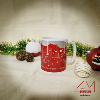 Caneca de Natal - Palavra