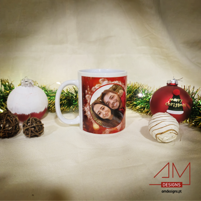Caneca de Natal com fotografia