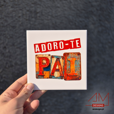Azulejo Decorativo "Adoro-te Pai"