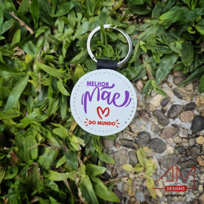 Porta-Chaves em Pele – Especial Dia da Mãe