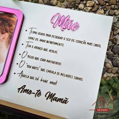 Moldura de Madeira para Fotografia – Especial Dia da Mãe