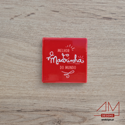 Ímãs em Azulejo de Cerâmica – Um Presente Especial para Padrinhos e Madrinhas - Edição Páscoa