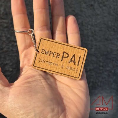 Porta-Chaves em Madeira – Especial Dia do Pai