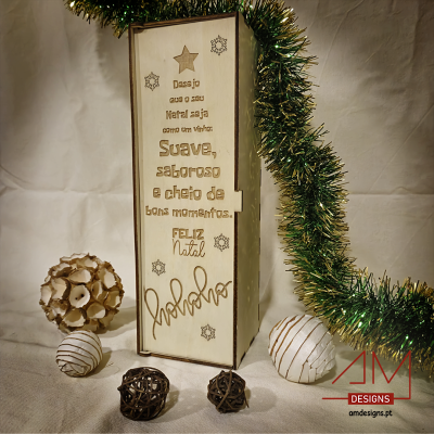 Caixa de Vinho em Madeira Personalizada