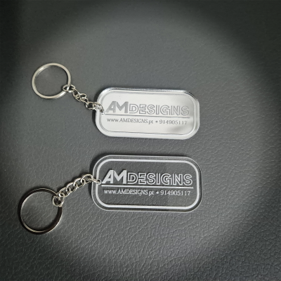 Brinde Empresarial – Porta-Chaves em Acrílico Personalizado