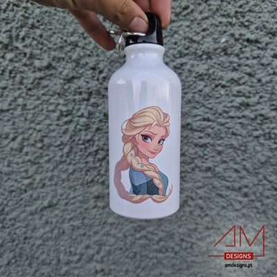 Garrafa de Alumínio Personalizada - Desenhos Animados - Afilhados - Edição Páscoa