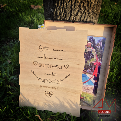 Puzzle Retangular Personalizado – Um Presente Memorável!