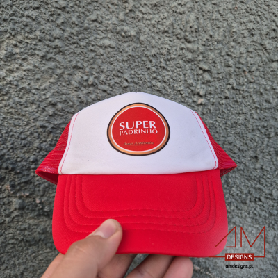 Boné Trucker Vermelho – Especial Padrinho - Páscoa