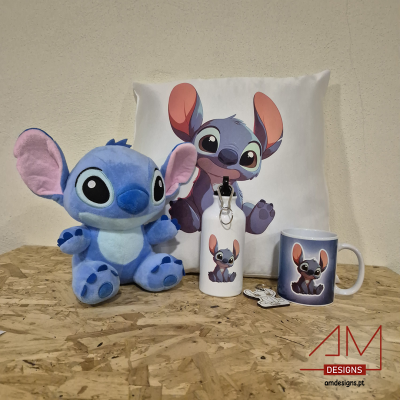 Kit Personalizado Stitch – Um Presente Mágico para o Afilhado